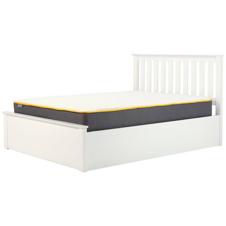 Birlea Phoenix Kingsize End Lift Ottoman Bed - White 0