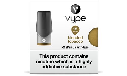 vype rich tobacco Vype ePen 3 Cartridges 6 pack – Blended Tobacco Fiji