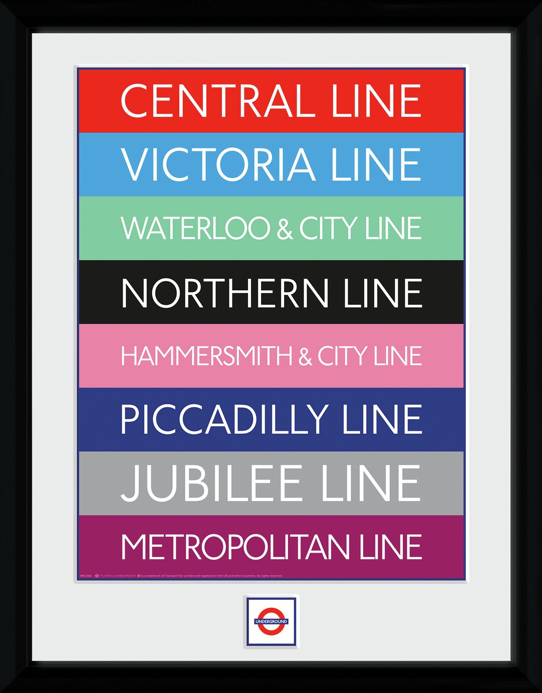 TFL Lines 30x40cm Framed Print review