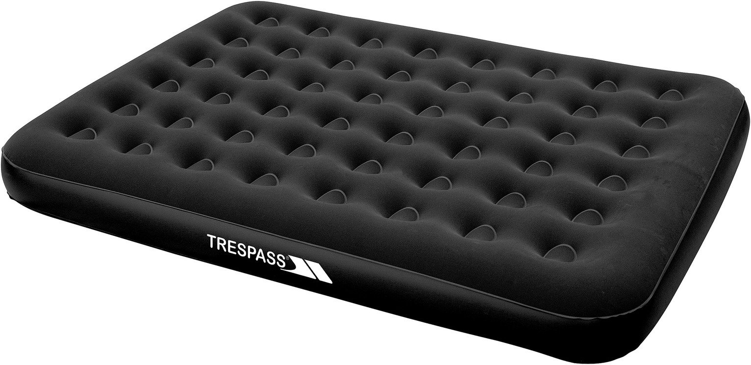 Trespass Kingsize Flocked Air Bed with Mains Pump