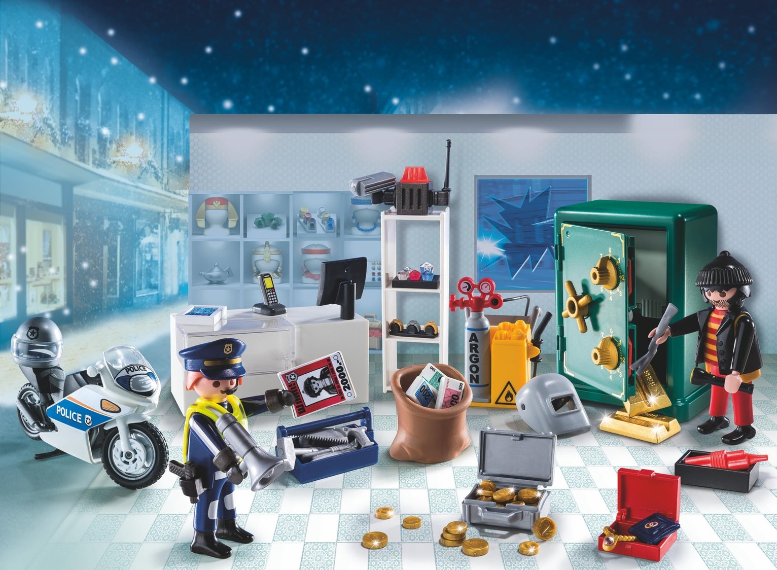 Playmobil 9007 Jewel Thief Police Operation Advent Calendar Reviews