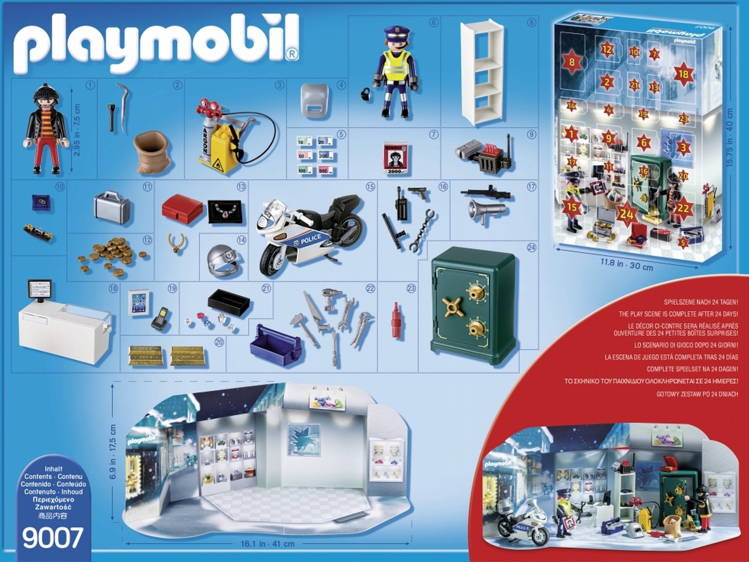 Playmobil 9007 Jewel Thief Police Operation Advent Calendar Reviews