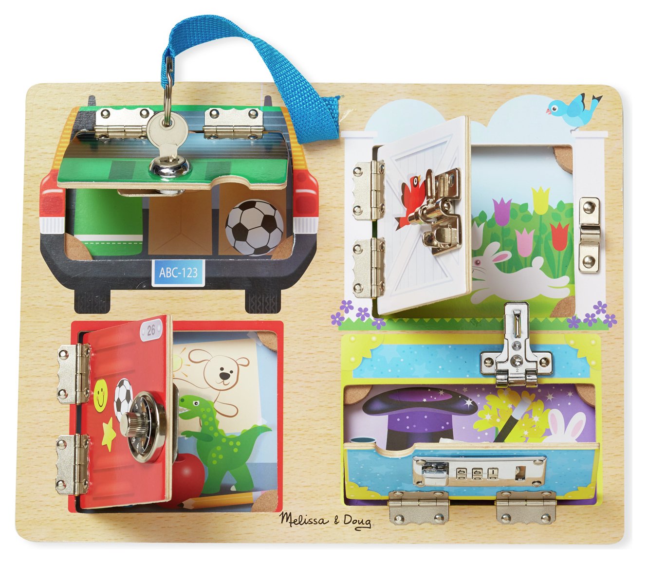 melissa & doug house with keys
