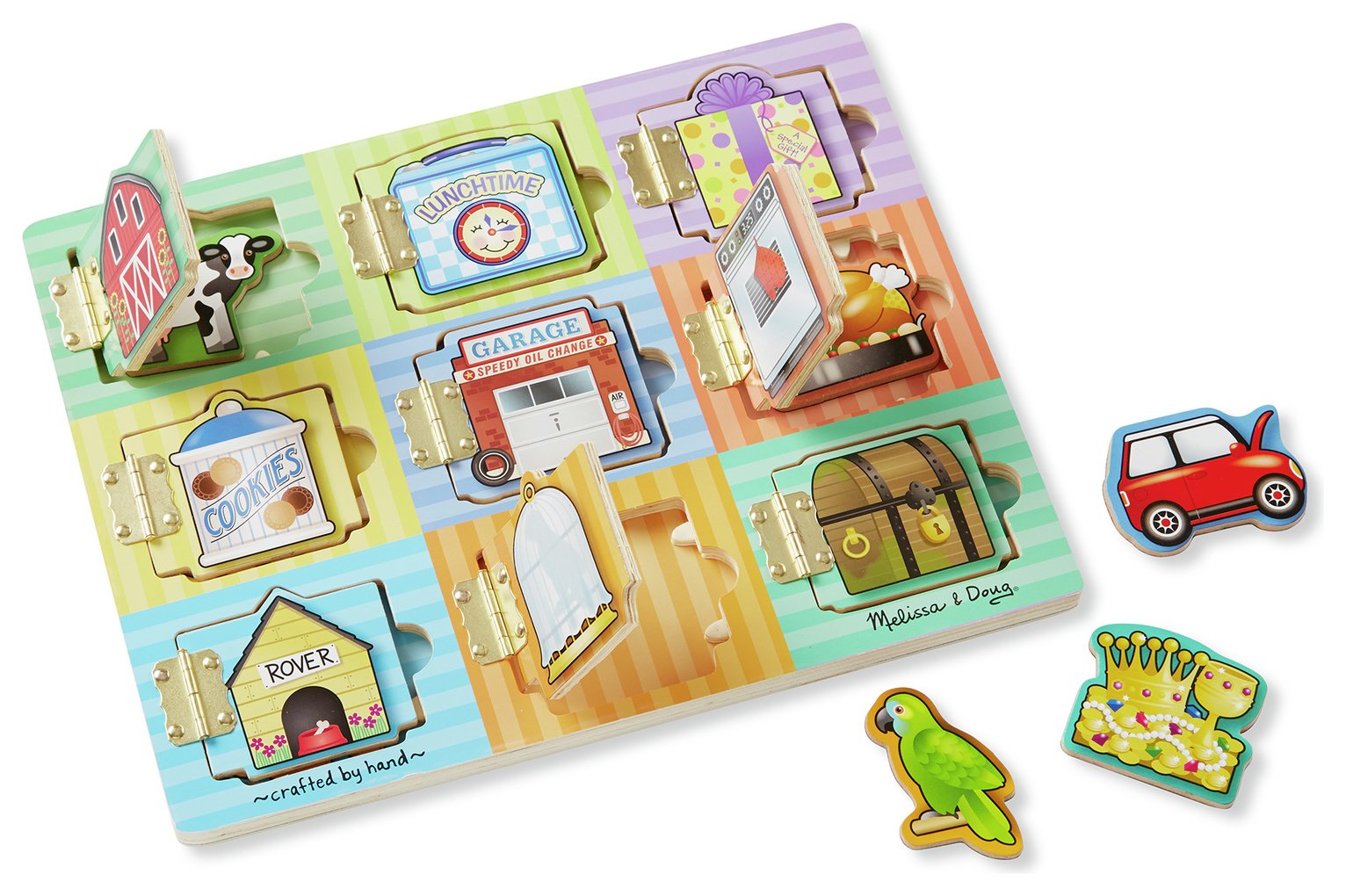 Melissa & Doug Hide n Seek Wooden Activity Board Review