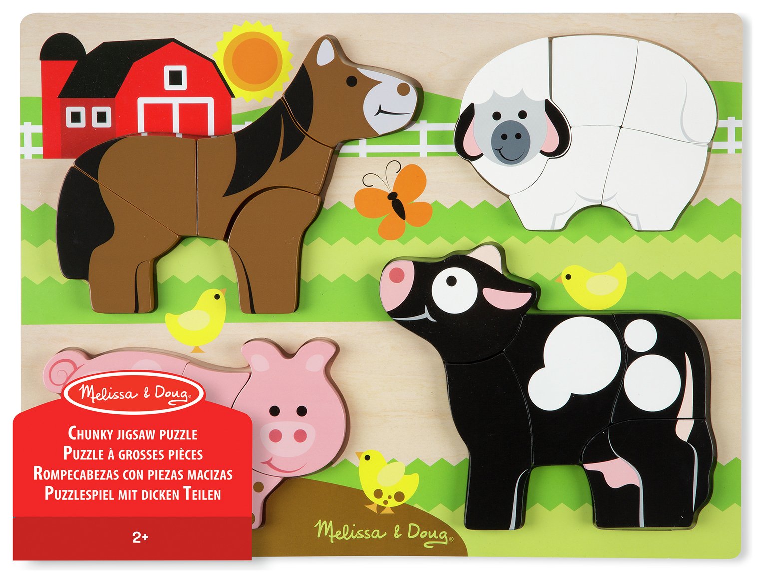 Melissa & doug Chunky Wooden Animals Jigsaw review