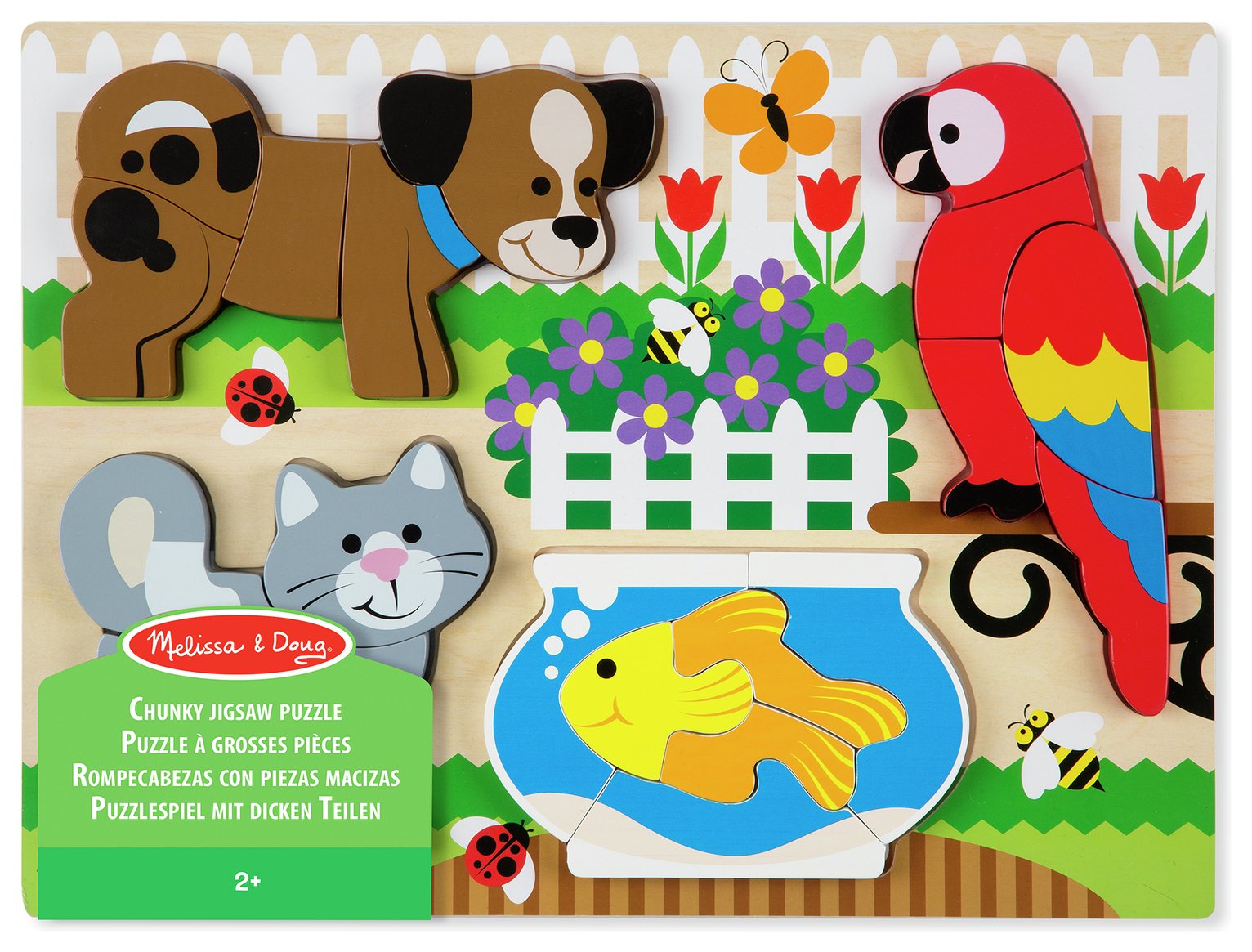 Melissa & doug Wooden Chunky Jigsaw Puzzle review
