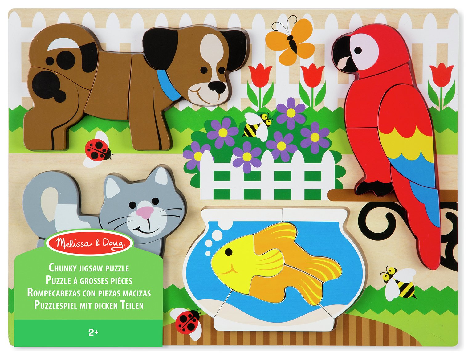 Melissa & doug Wooden Chunky Jigsaw Puzzle