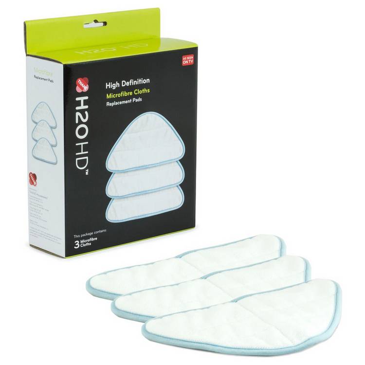 H2O HD Microfibre Cloths – Pack of 3  0