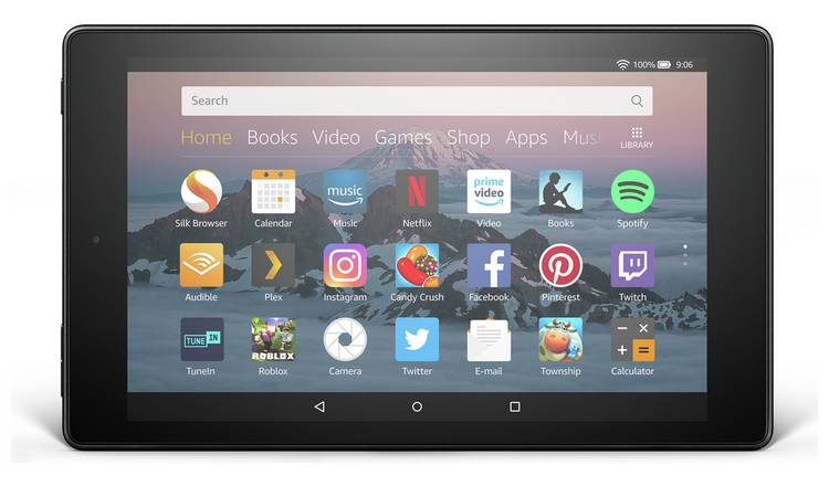 Buy Amazon Fire Hd 8 Alexa 8 Inch 32gb Tablet Black Tablets