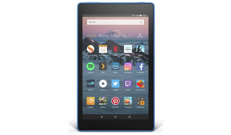 Buy Amazon Fire Hd 8 Alexa 8 Inch 32gb Tablet Marine Blue Tablets Argos - can you play roblox on amazon fire tablet