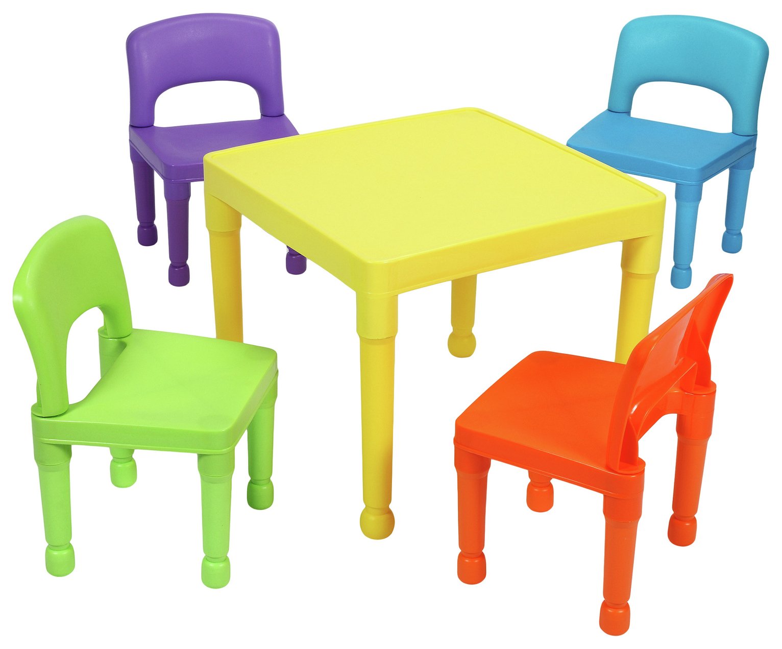 Liberty House Multi-Coloured Table & 4 Chairs