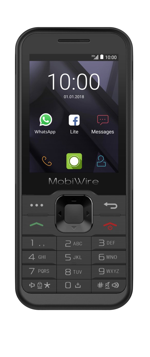 EE Mobiwire Nokosi Mobile Phone - Black