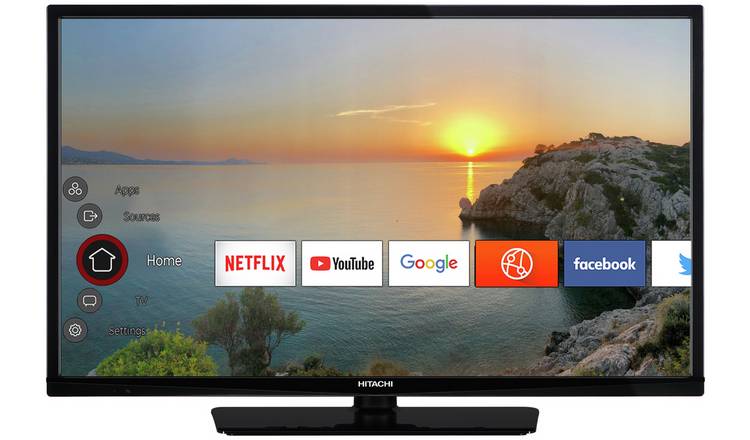 Buy Hitachi 32 Inch Smart Hd Ready Led Freeview Tv Dvd Combi Televisions Argos