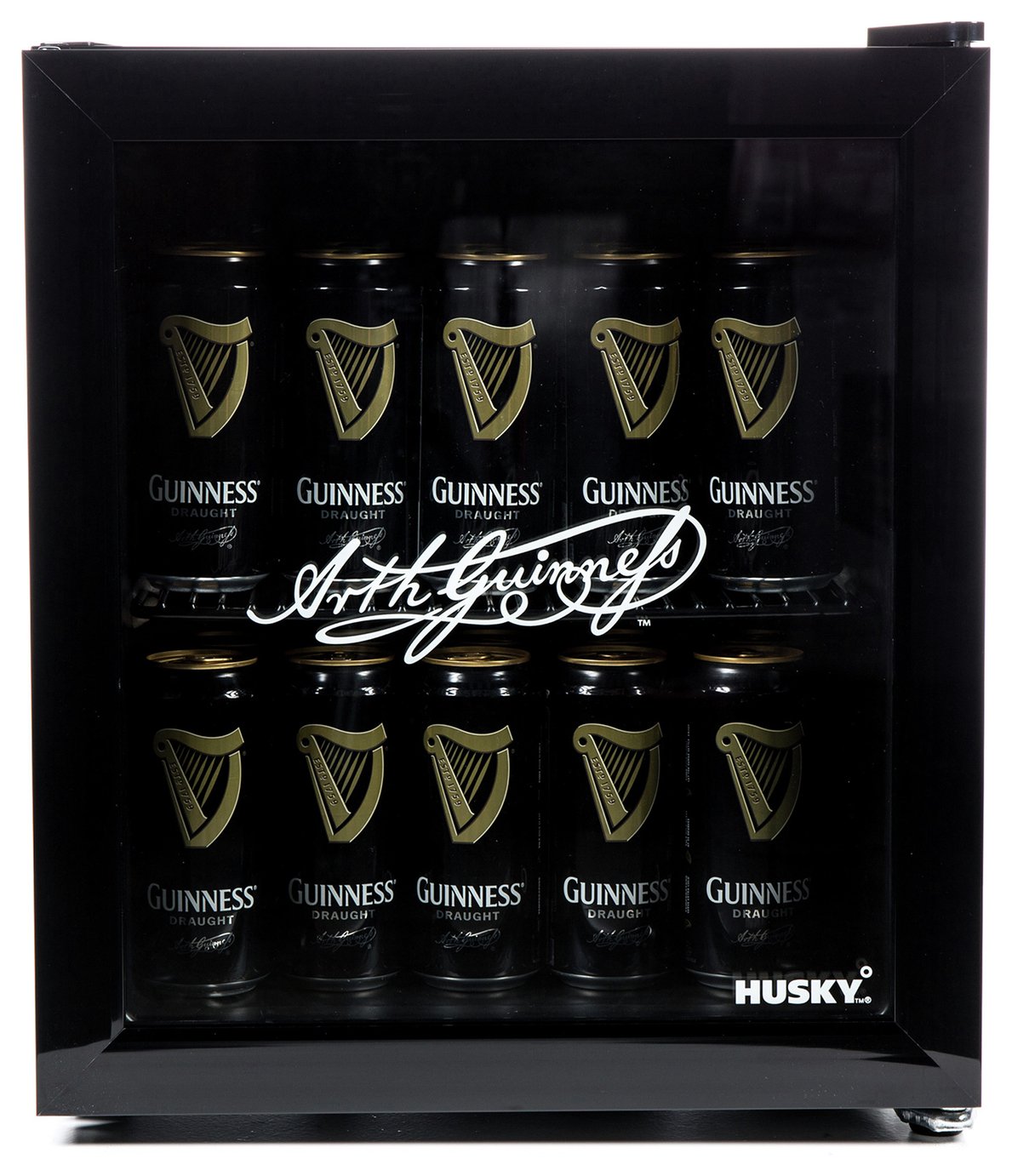 Husky Guinness 48 Litre Drinks Cooler - Black