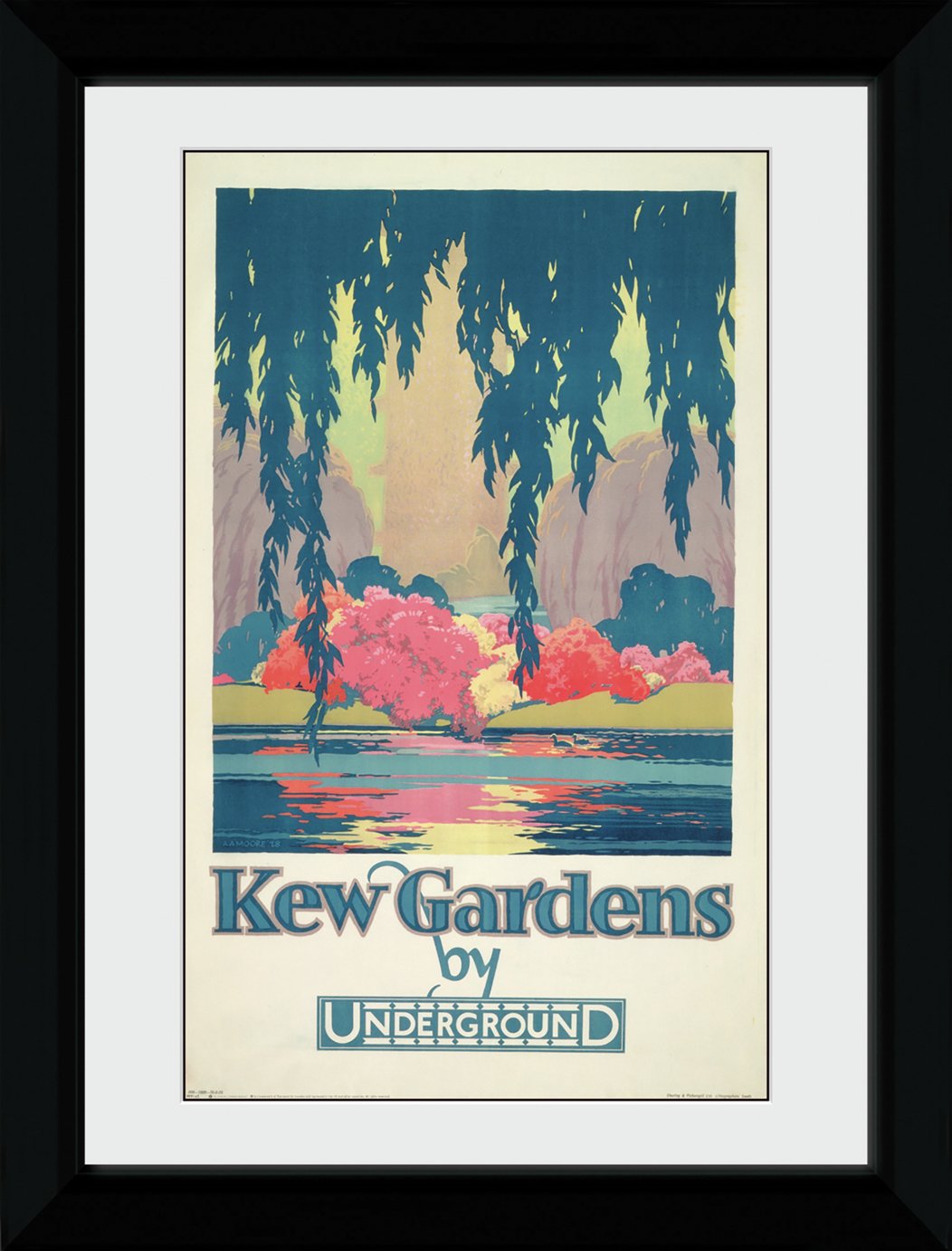 TFL Kew Gardens 50x70cm Framed Print review