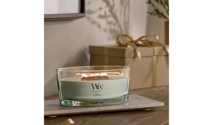 WoodWick Large Ellipse Jar Candle - Fireside