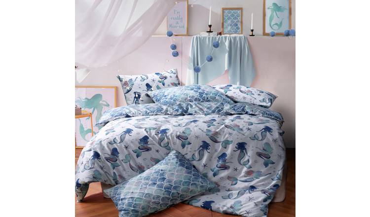 Buy Argos Home Mermaid Bedding Set - Double | Duvet cover ...