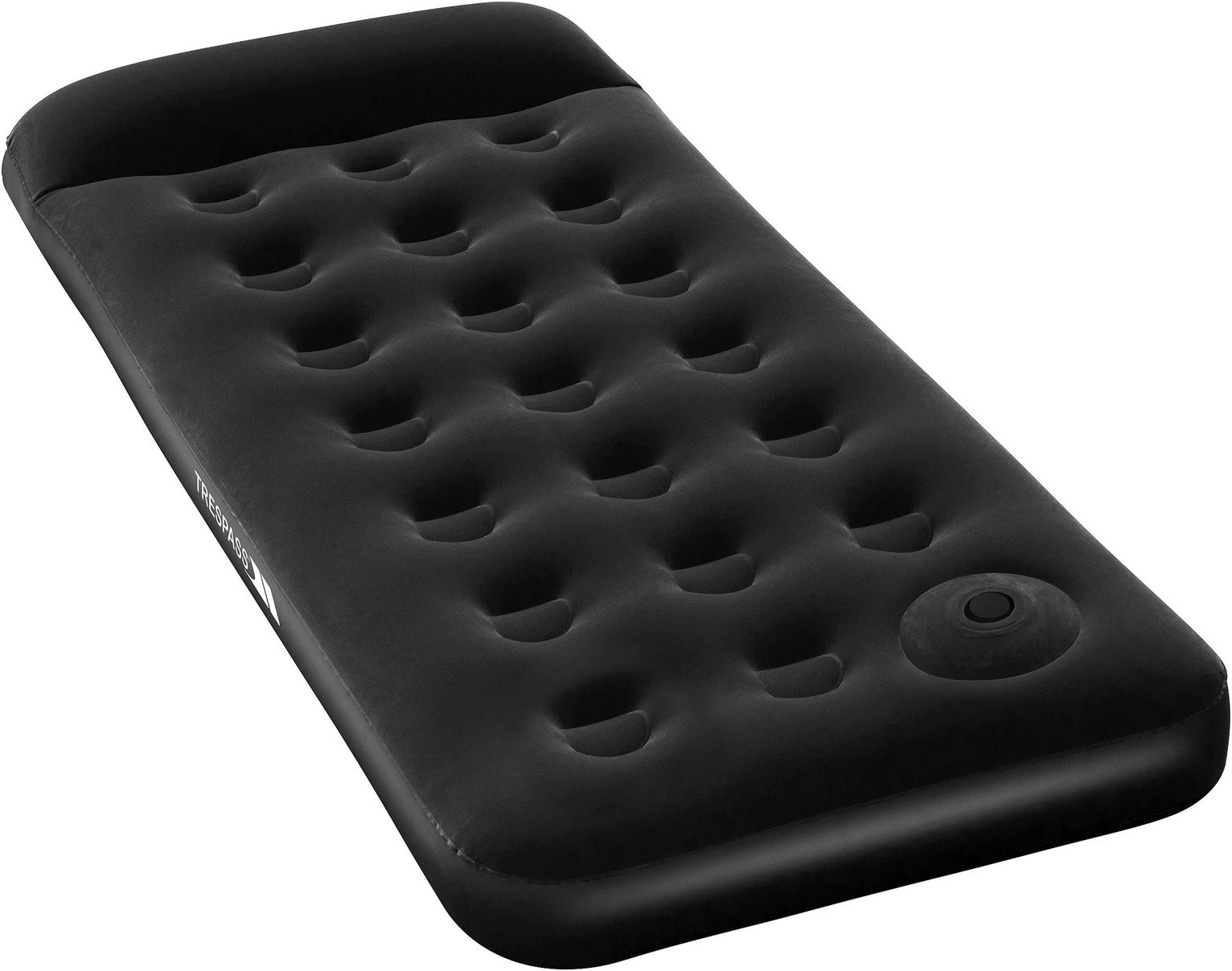 Trespass Single Flocked Air Bed with Foot Pump Review