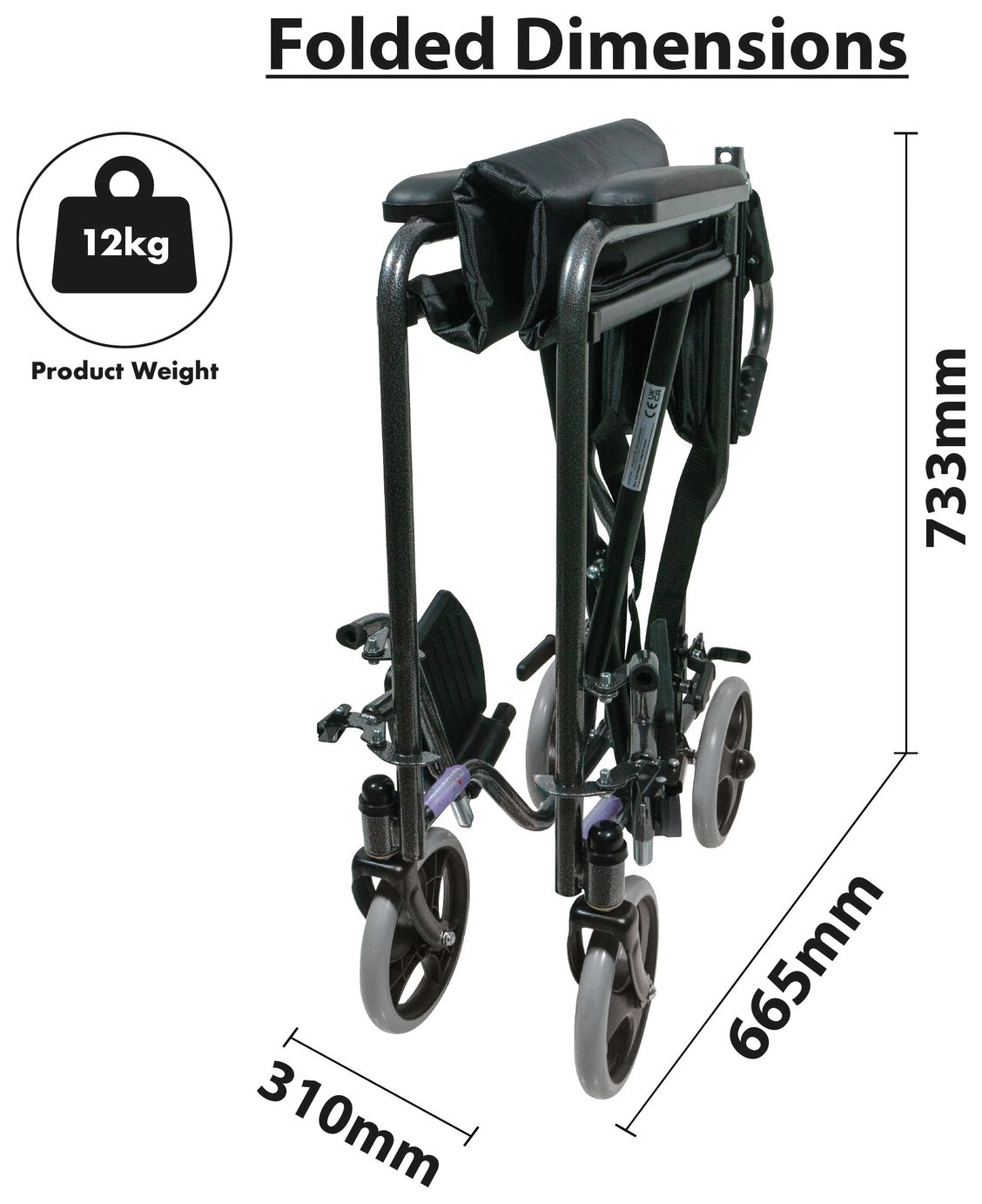 Aidapt Steel Compact Transport Wheelchair Reviews