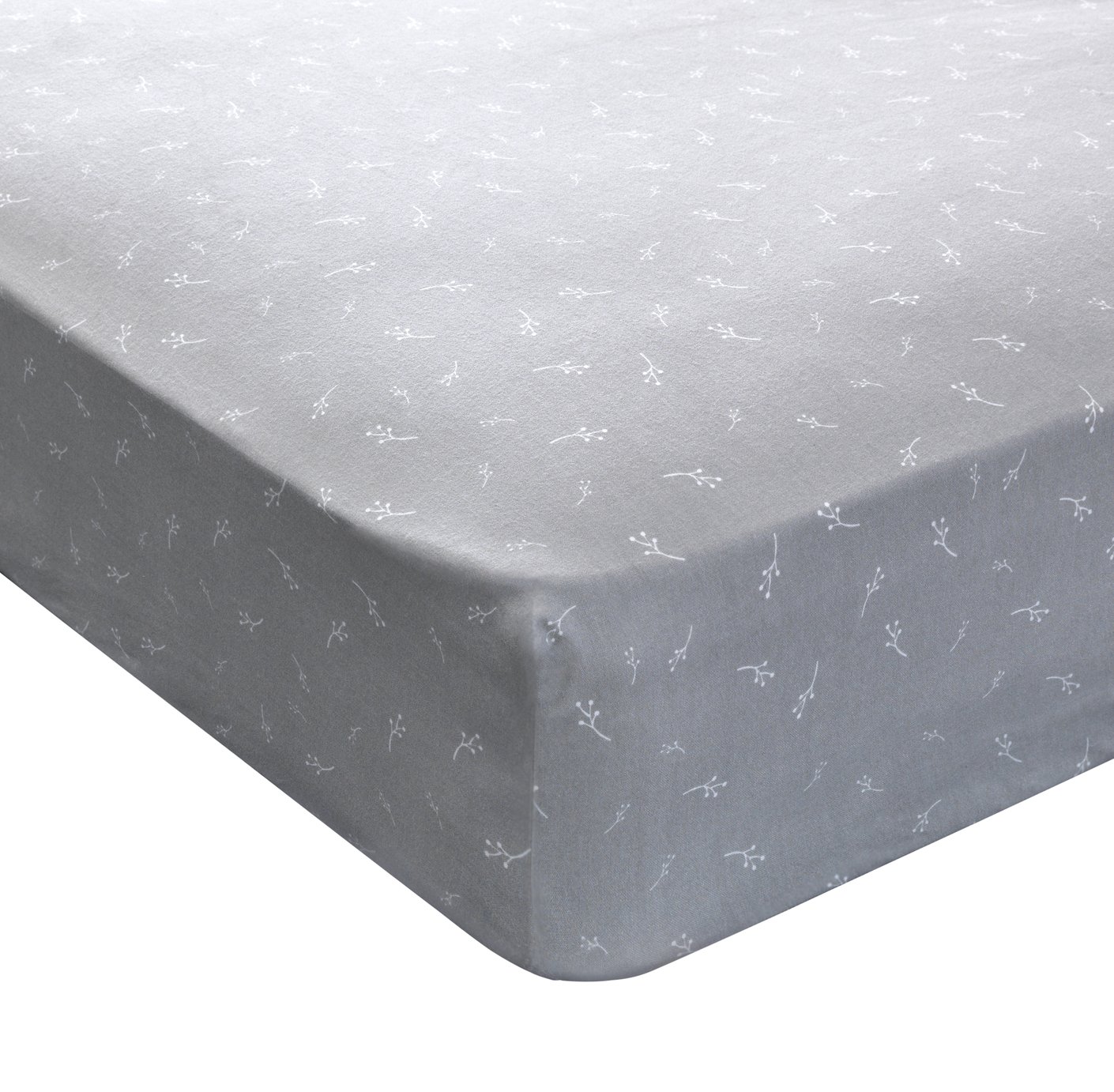 Argos Home Leaf Print Brushed Cotton Fitted Sheet review