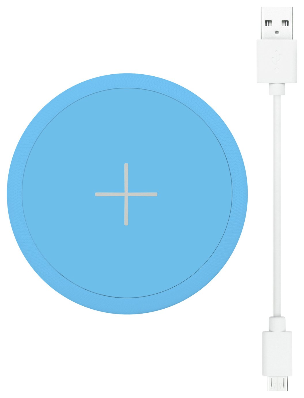 Juice Power Puck 5W Wireless Phone Charger - Blue