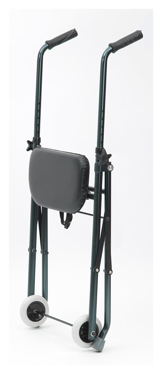 Indoor Lightweight Folding Two Wheel Walking Aid with Seat Reviews