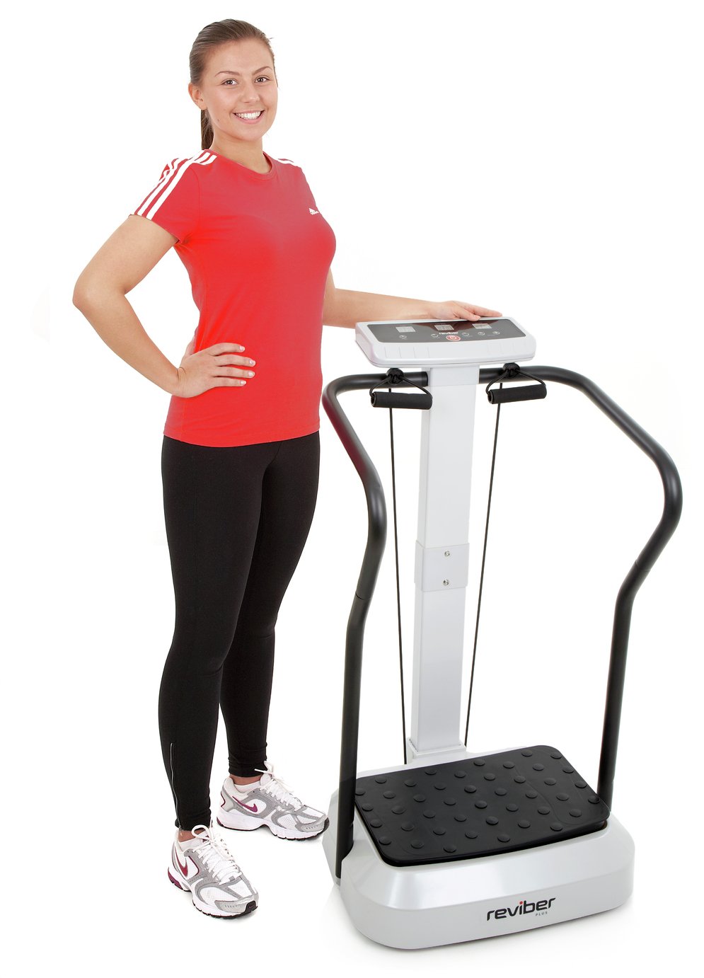 Reviber Plus Vibration Plate Exercise Machine With Stand