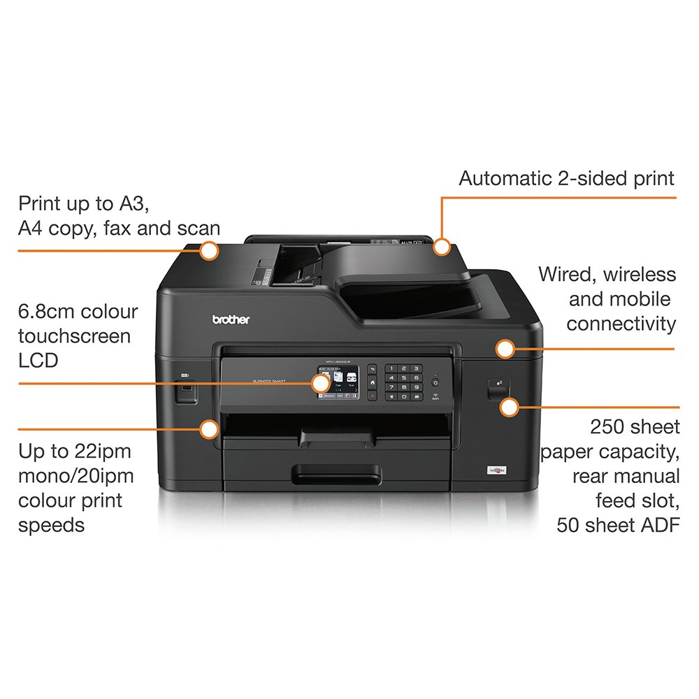 Brother MFC-J6530DW All-in-One Inkjet Printer Reviews