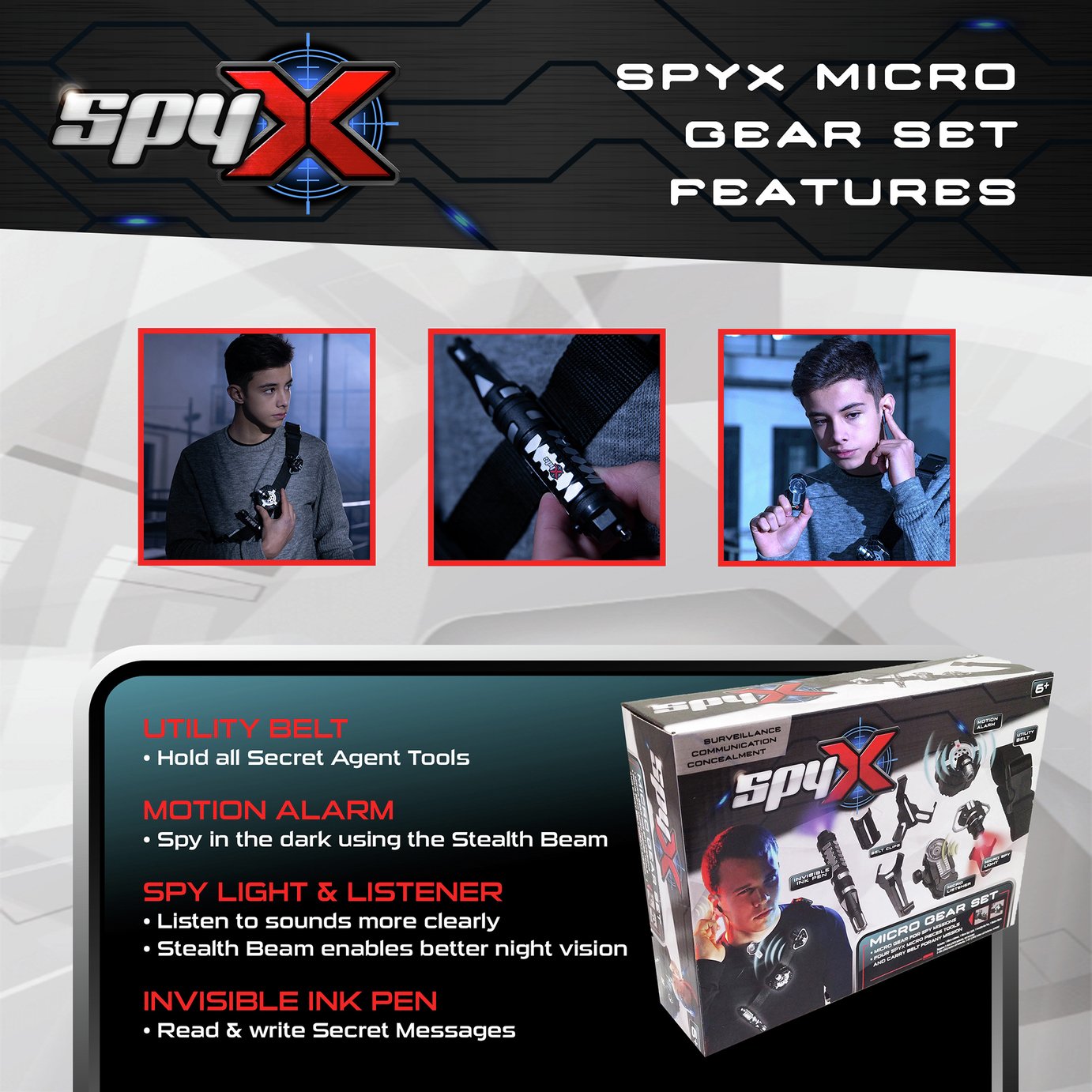 Spy X Night Mission Spionglasögon med nattseende 376-0400