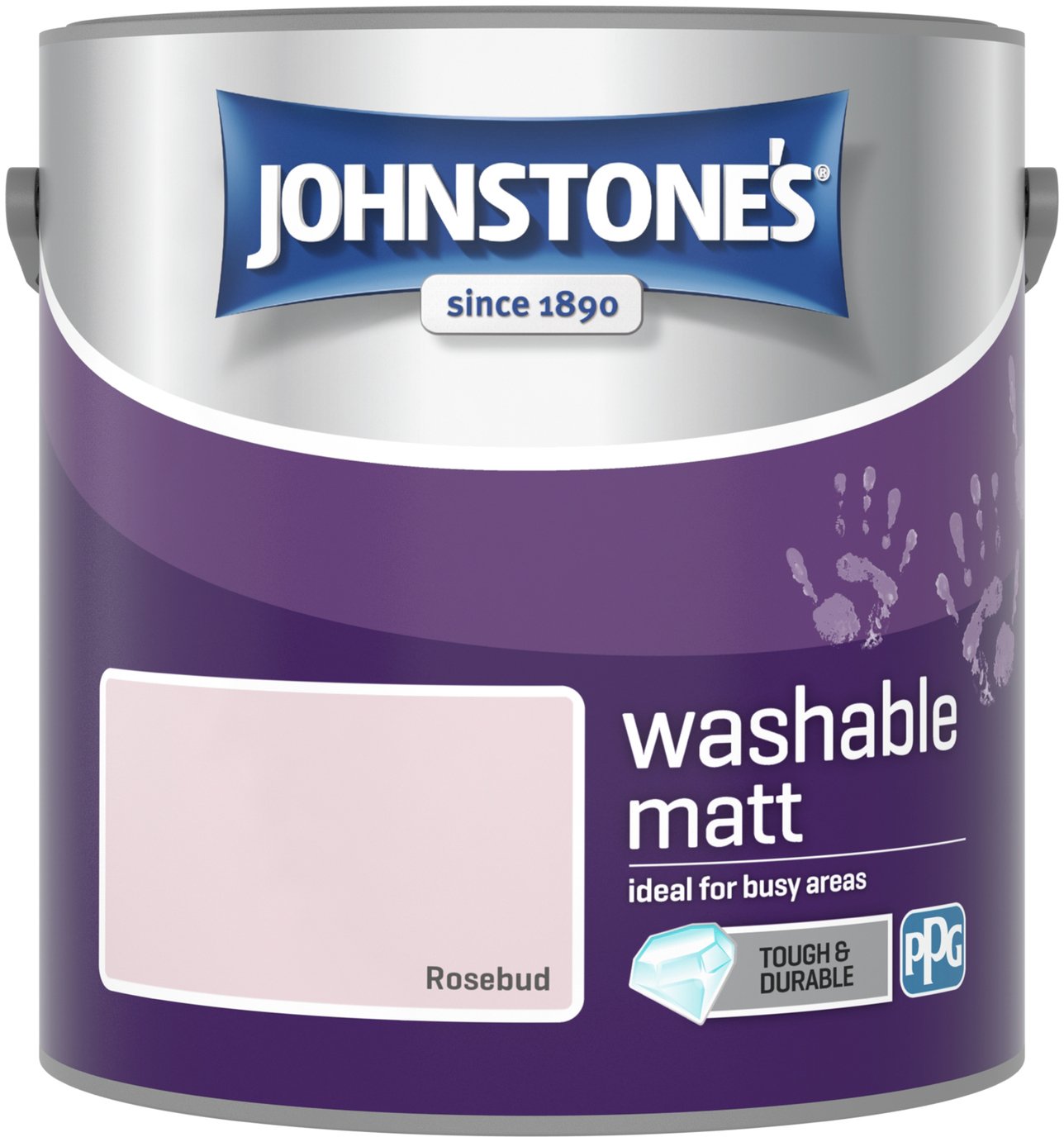 Johnstone's Washable Matt Emulsion Paint 2.5 Litre - Rosebud