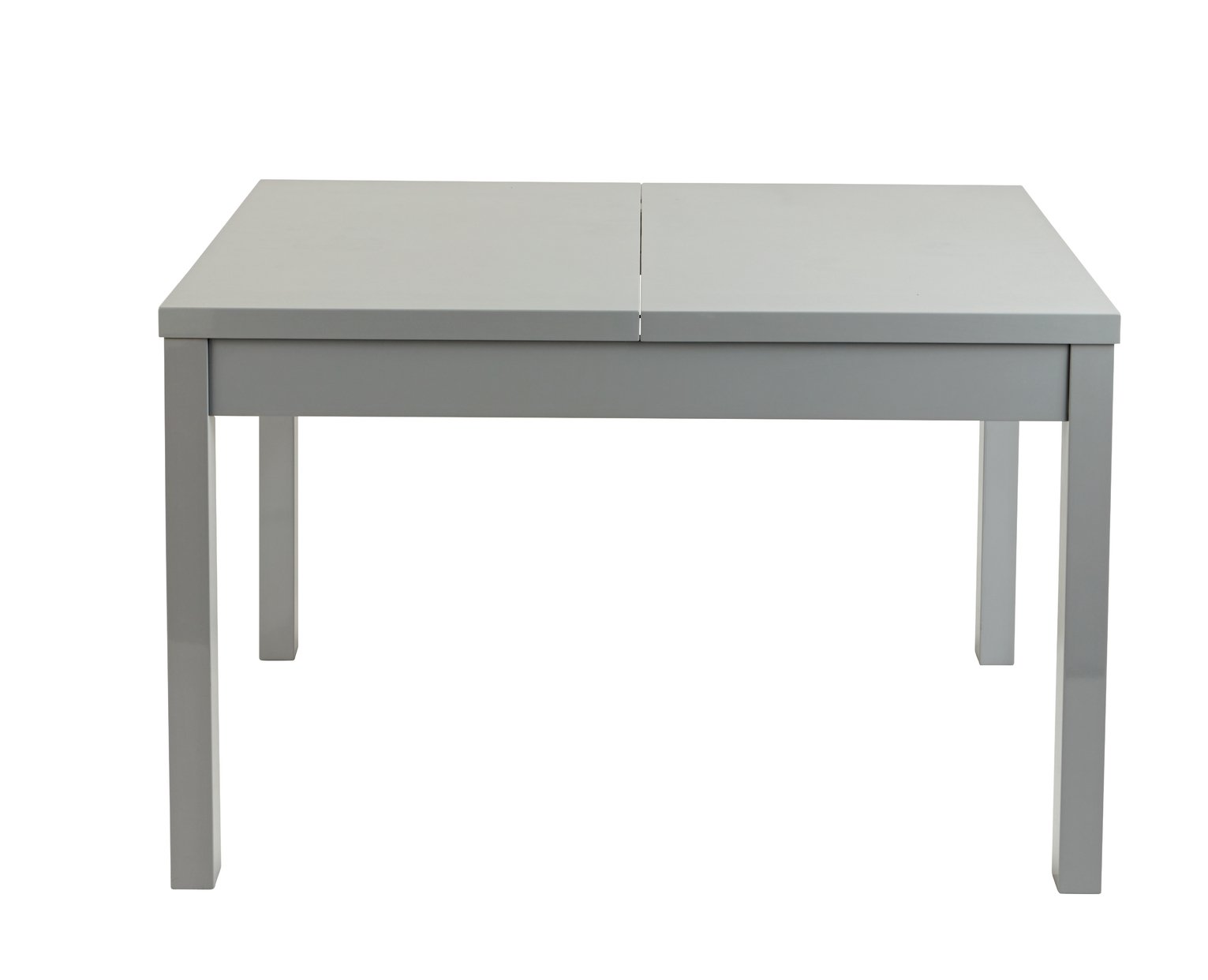 Argos Home Lyssa Extendable Grey Table & 4 Milo ChairsBlack Reviews