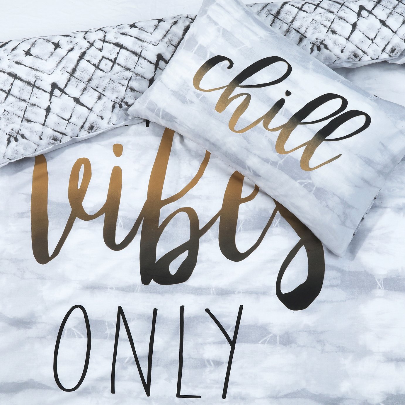 Argos Home Chill Slogan Bedding Set Review