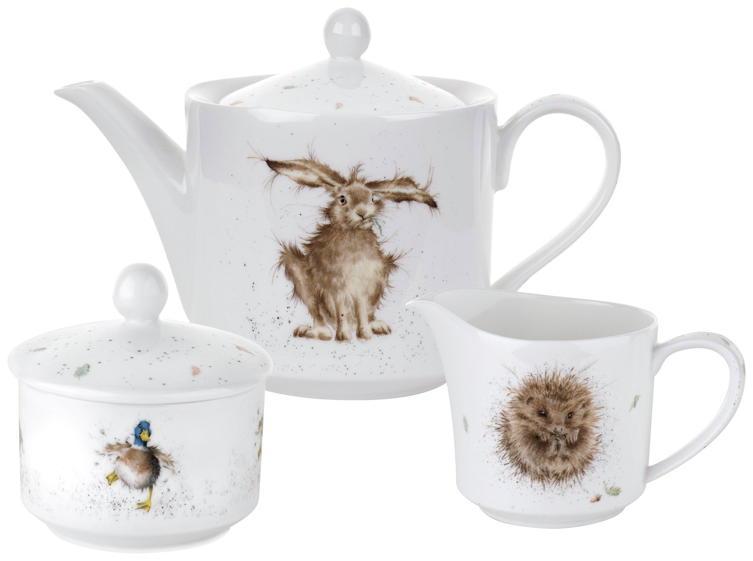 Royal Worcester 3 Piece Wrendale Tea Set