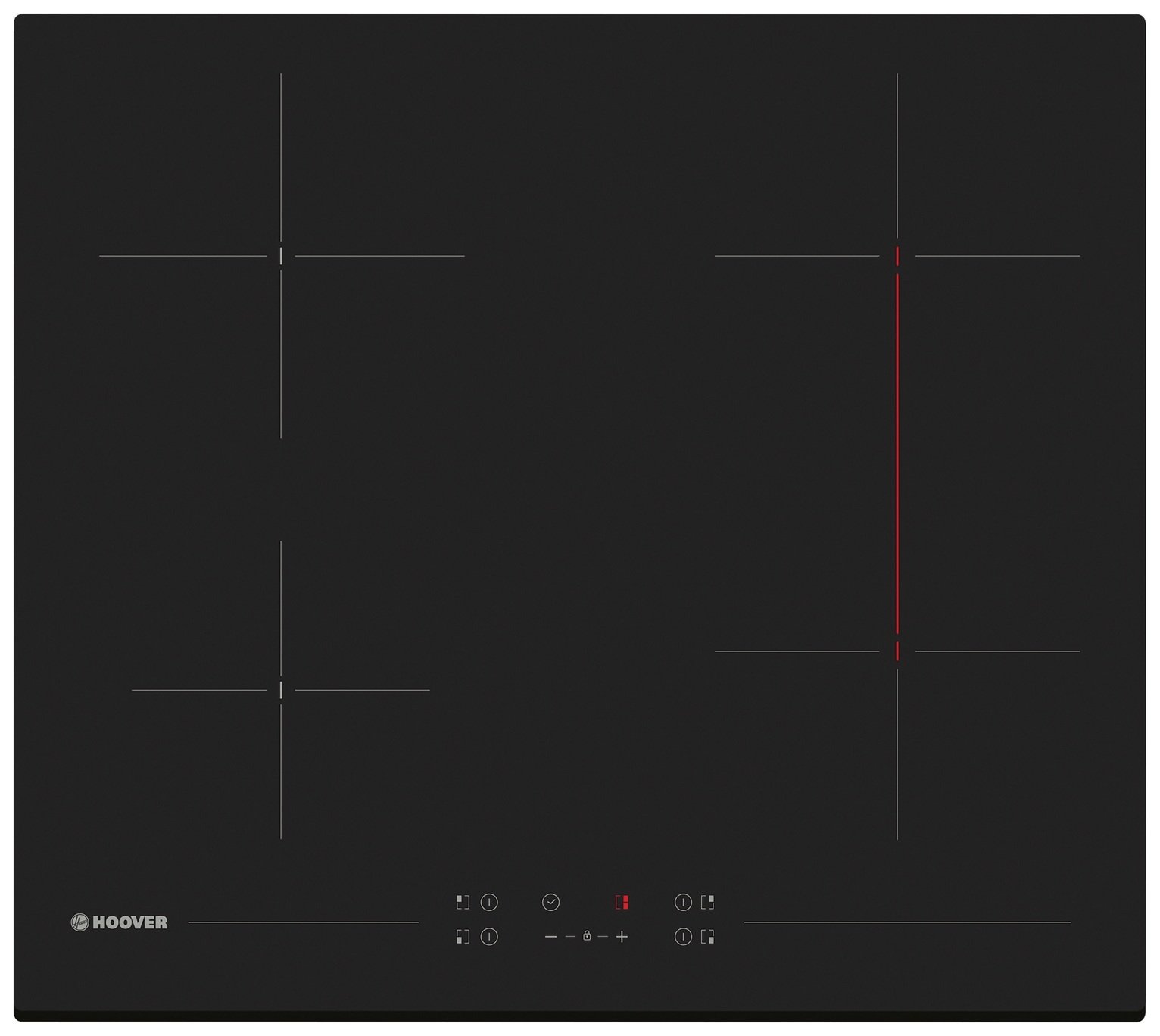 Hoover HH64BV Bridge Ceramic Hob