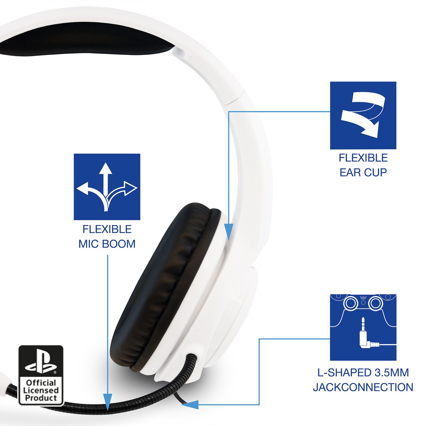 PRO4MONO PS4 Gaming Headset White Reviews