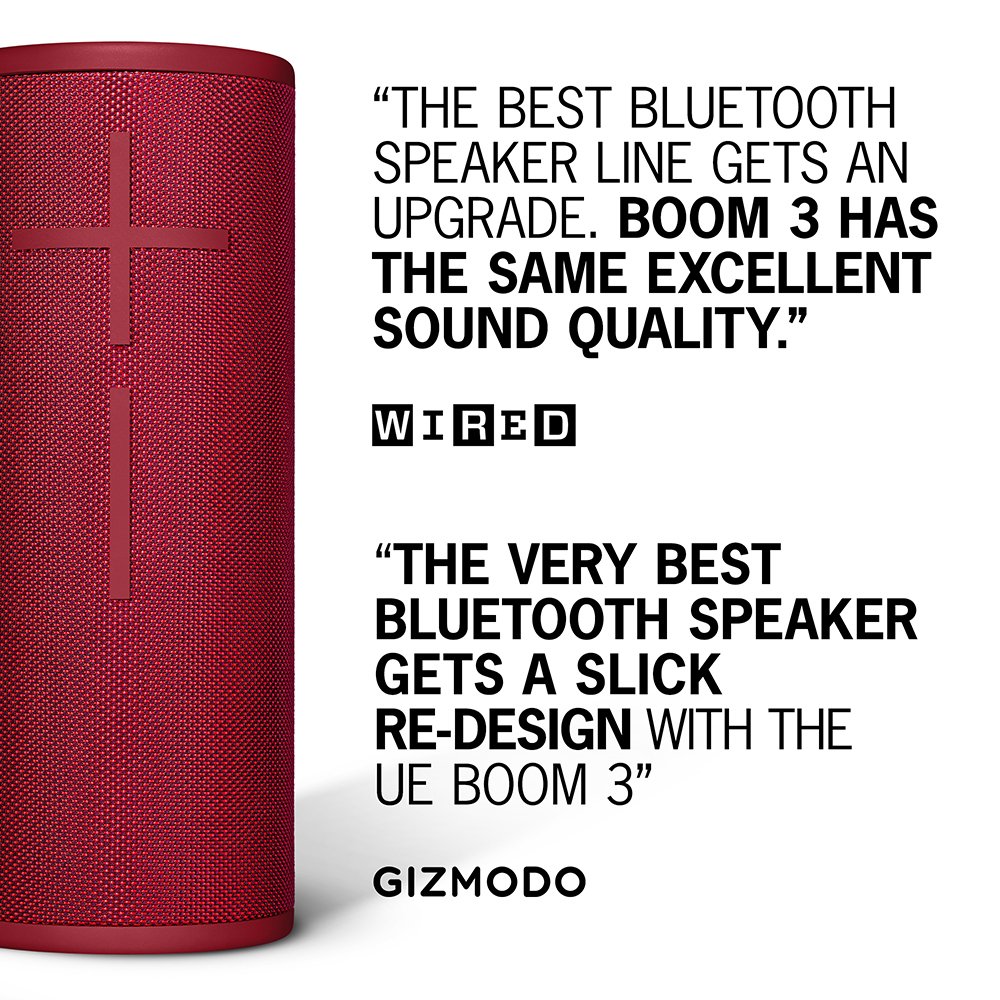 Ultimate Ears BOOM 3 Bluetooth Wireless Speaker Review