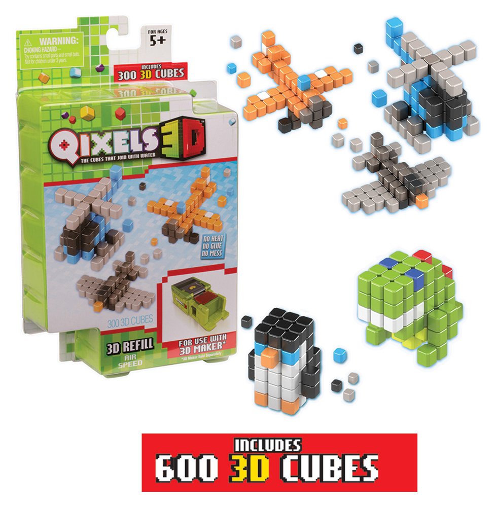 Qixels 3D Refill Alien Strikers For Use With 3D Maker 300 Cubes