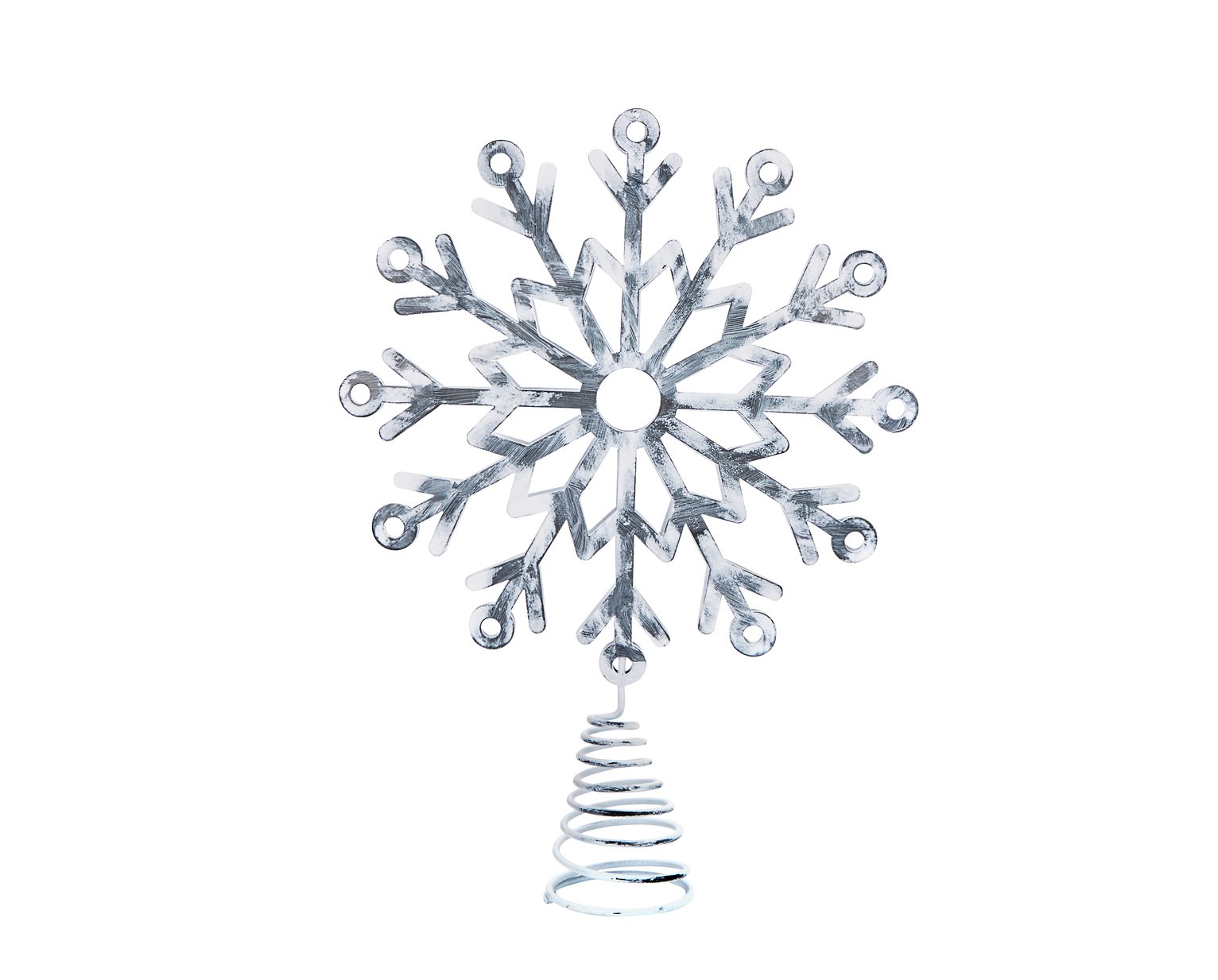 Argos Home Snowflake Christmas Tree Topper