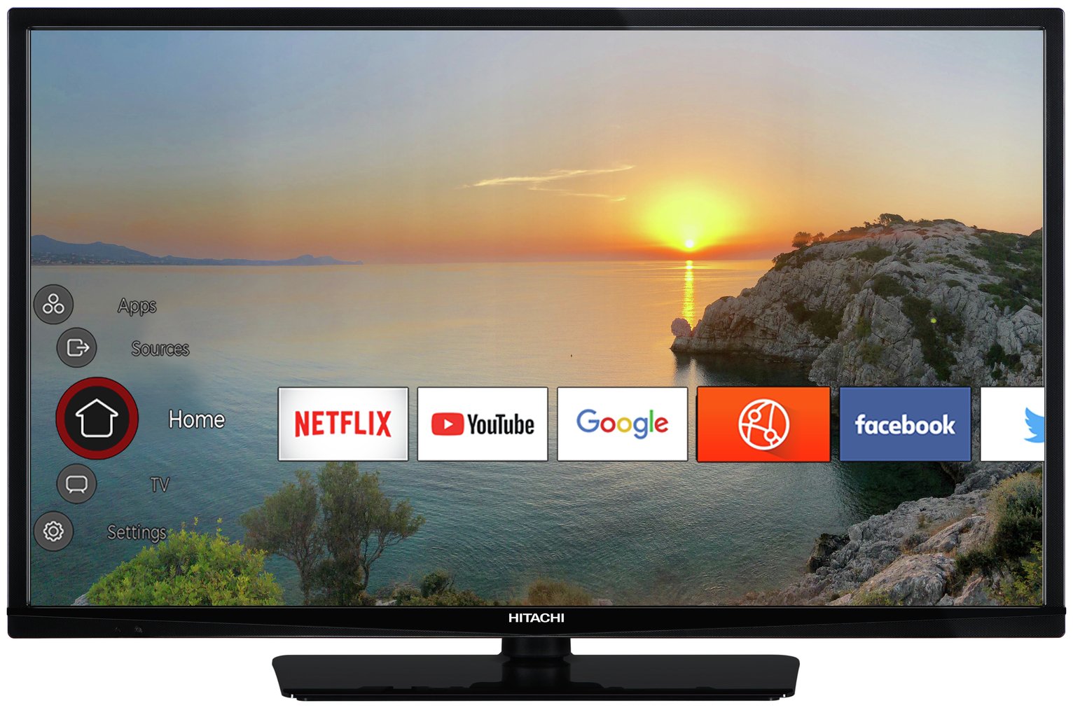 Hitachi 43 Inch 43HE4000U Smart Full HD  LED TV