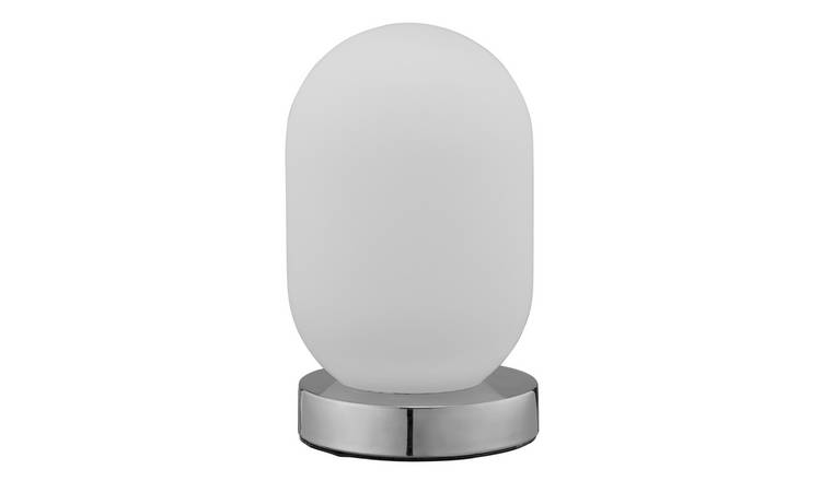 Argos Home Pill Opal Glass Touch Lamp