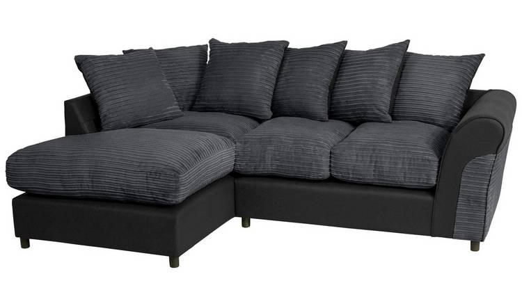 Buy Argos Home Harry Left Corner Fabric Sofa Charcoal Sofas Argos