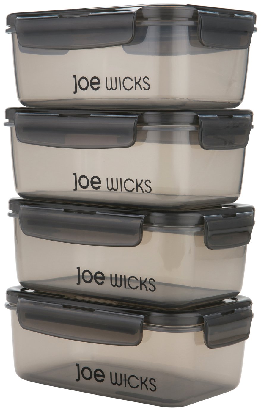 Joe Wicks Storage 4 Piece 920ml Rectangular Storage Set review