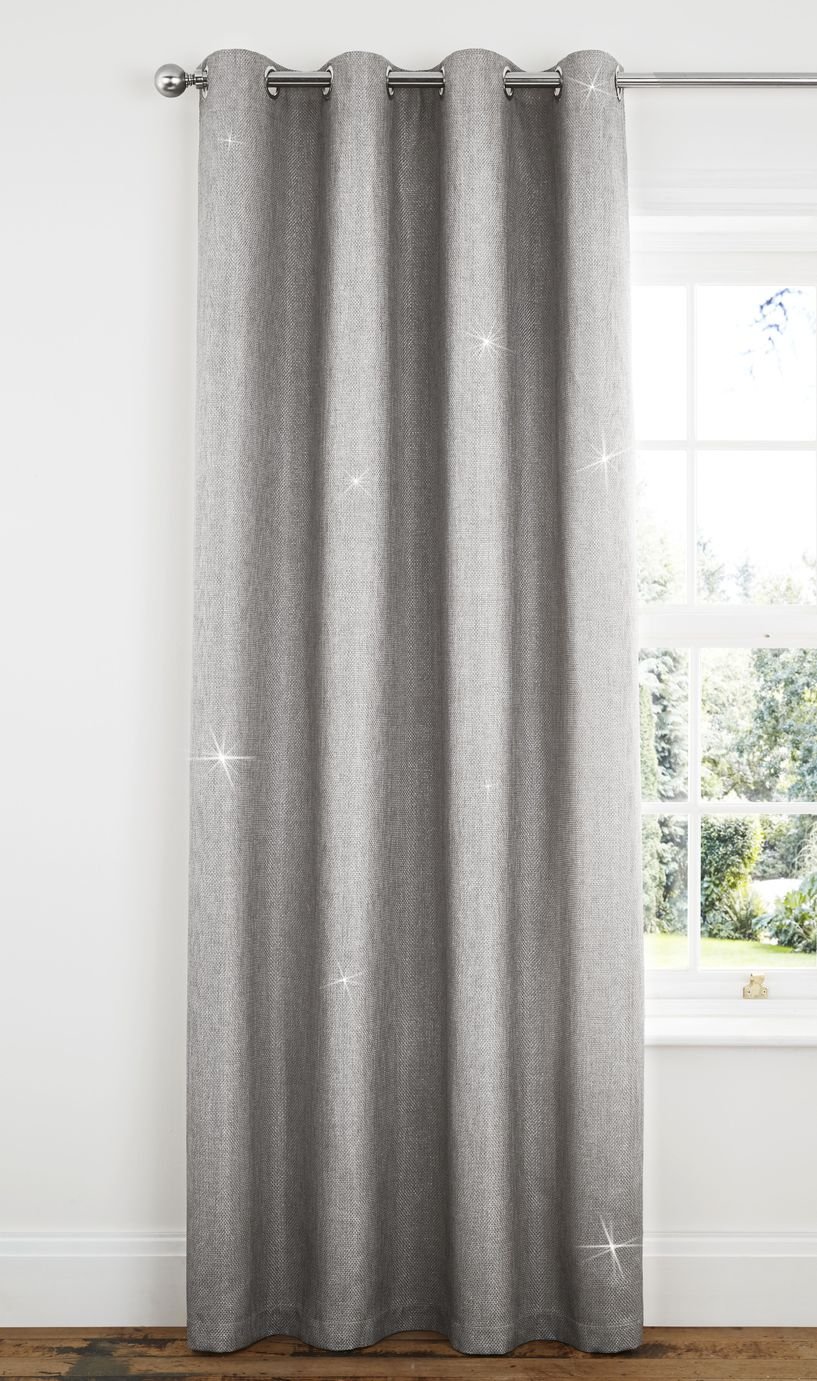 Catherine Lansfield Glamour Eyelet Curtains 137x168 Review