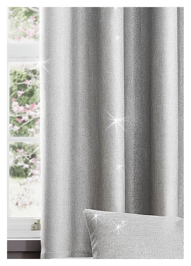 Catherine Lansfield Glamour Eyelet Curtains 137x168 Review