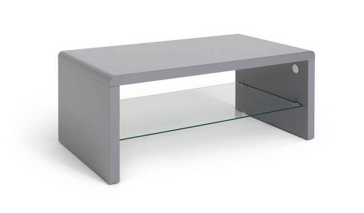 Grey gloss outlet coffee table