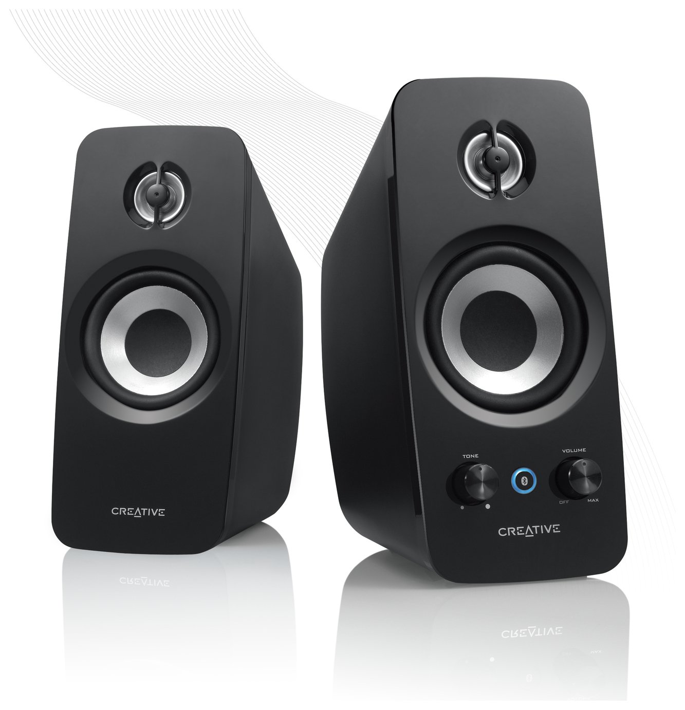 Creative T15 Wireless 2-Way Speakers - Black