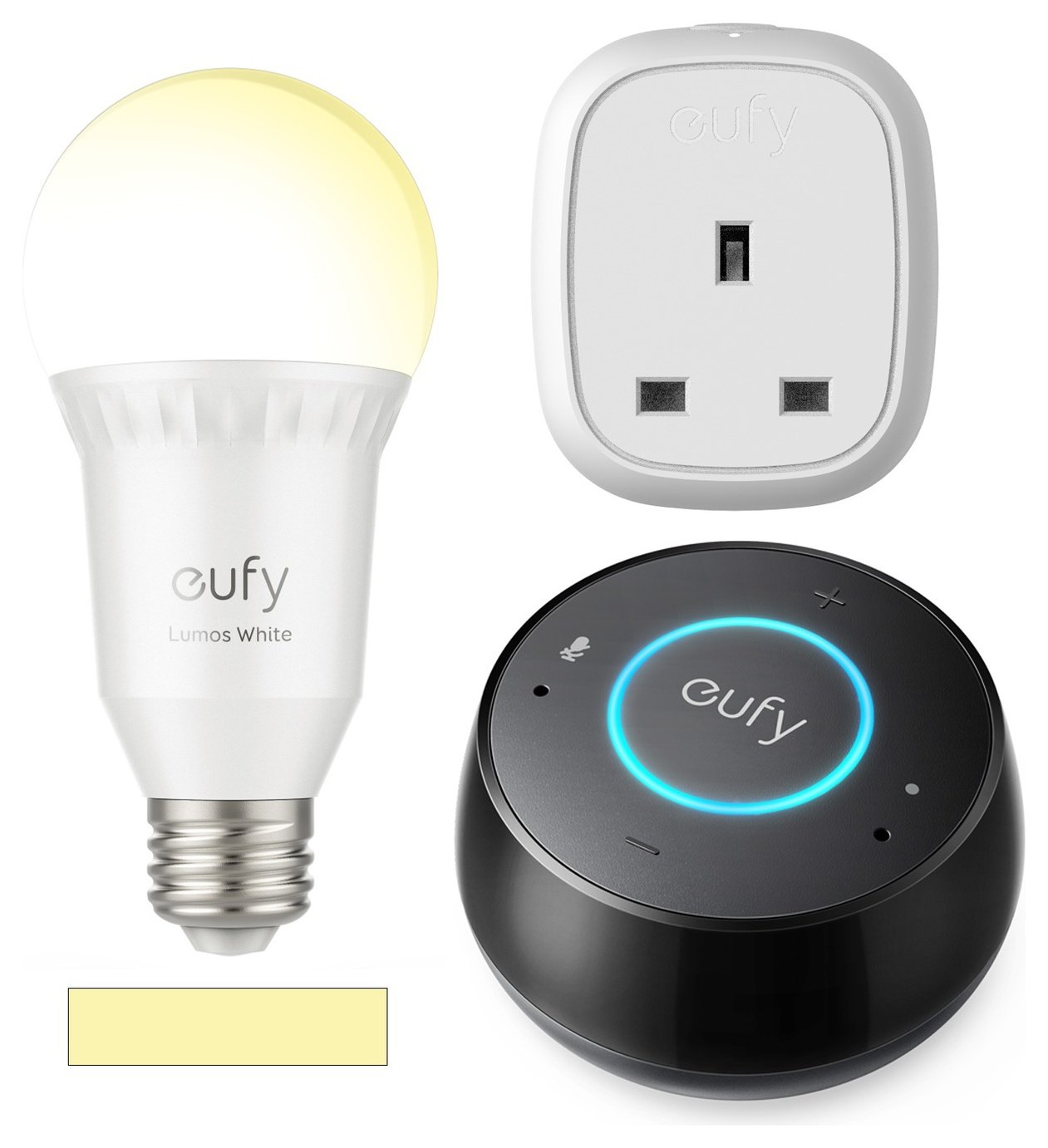 Eufy Genie Smart Speaker with Bulb and Smart Plug