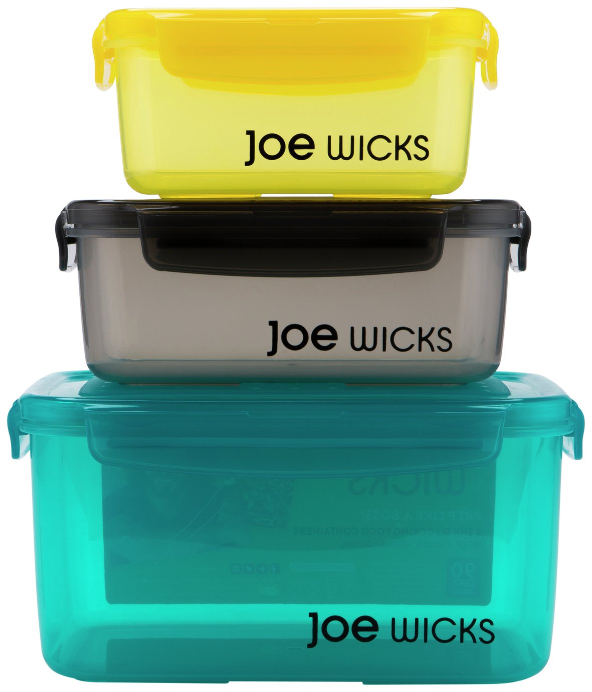 Joe Wicks Storage 3 Piece Rectangular Storage Set