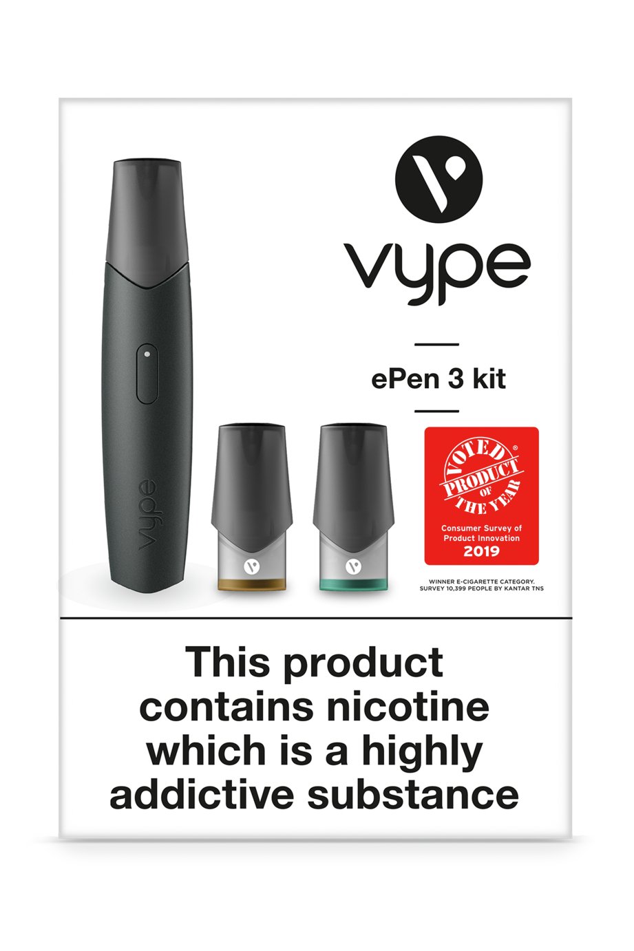 Vype ePen 3 Kit - 18mg Graphite Black