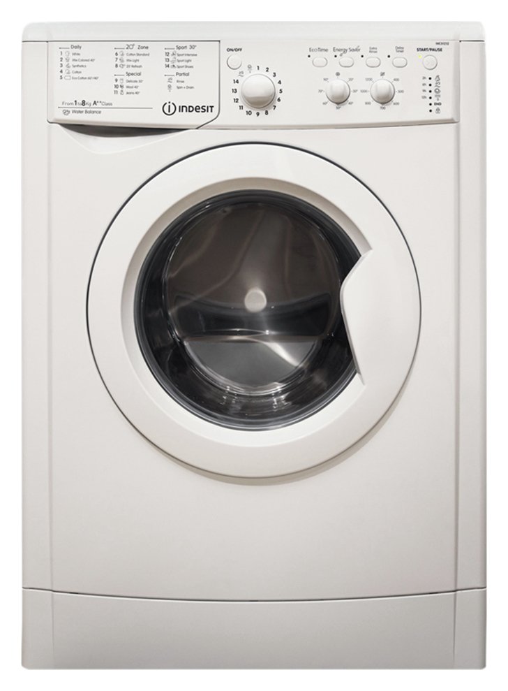Indesit IWC81252ECO 8KG 1200 Spin Washing Machine - White